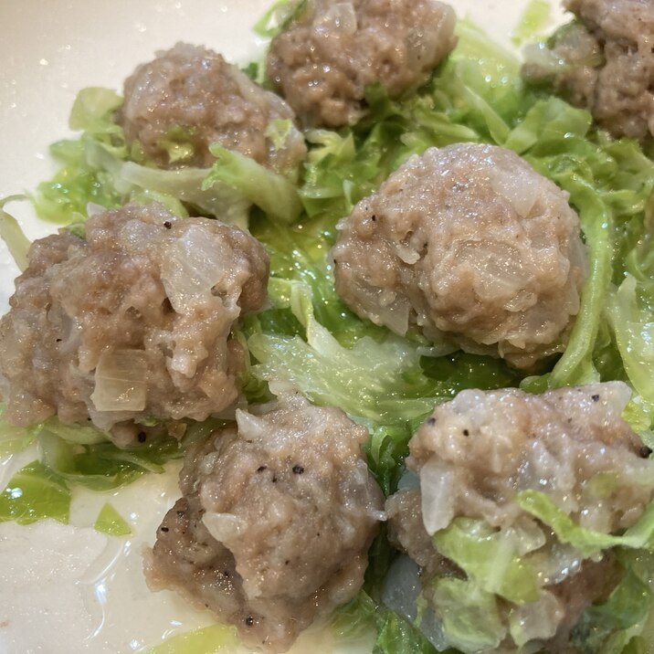 レンチンで簡単!キャベツdeしゅうまい